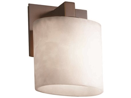 Justice Design Group Clouds 1-Light Bronze Wall Sconce