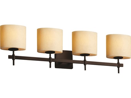 Justice Design Group Candlearia 4-Light Bronze Vanity Light