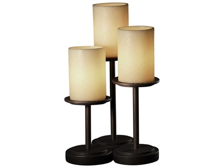 Justice Design Group Candlearia Dakota Black LED Table Lamp