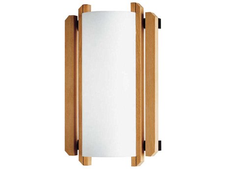 Justice Design Group Domus White Wall Sconce