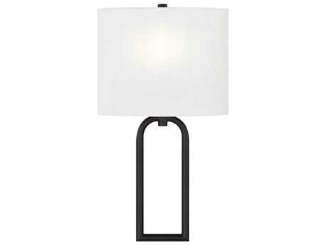 Justice Design Group Textile Oslo 1-Light Matte Black Wall Sconce