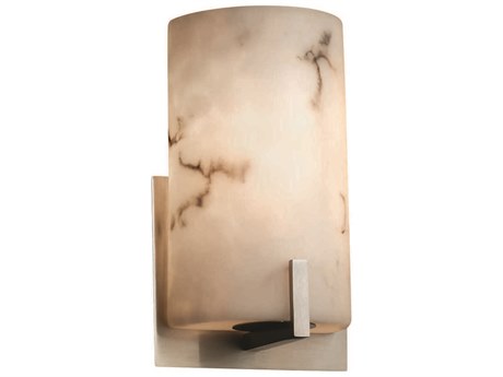 Justice Design Group Lumenaria Nickel Wall Sconce