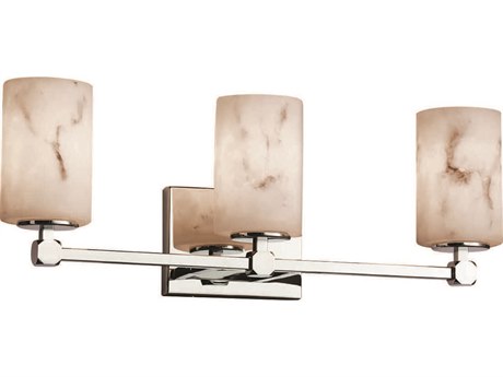 Justice Design Group Lumenaria 3-Light Chrome Vanity Light