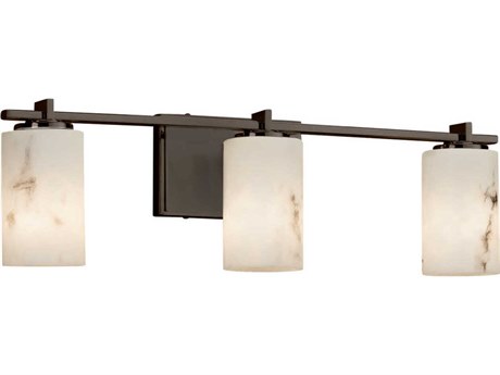 Justice Design Group Lumenaria 3-Light Bronze Vanity Light