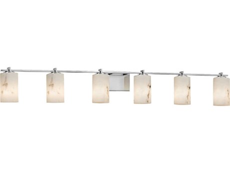 Justice Design Group Lumenaria 6-Light Nickel Vanity Light