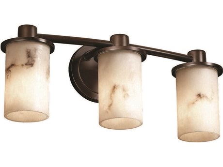 Justice Design Group Lumenaria 3-Light Bronze Vanity Light