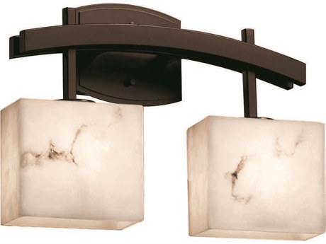 Justice Design Group Lumenaria 2-Light Bronze Vanity Light