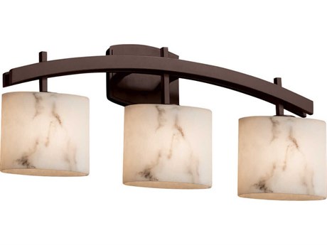 Justice Design Group Lumenaria 3-Light Bronze Vanity Light