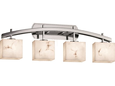 Justice Design Group Lumenaria 4-Light Nickel Vanity Light