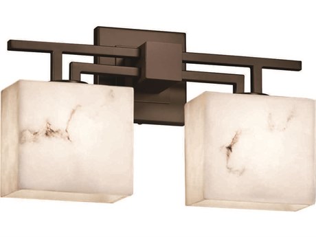 Justice Design Group Lumenaria 2-Light Bronze Vanity Light