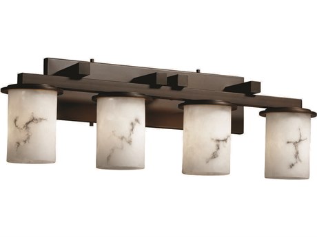 Justice Design Group Lumenaria 4-Light Bronze Vanity Light
