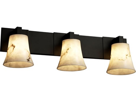 Justice Design Group Lumenaria 3-Light Nickel Vanity Light