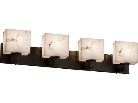 Justice Design Group Lumenaria 4-Light Black Vanity Light