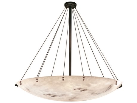 Justice Design Group Lumenaria 16-Light6-Light Black Bowl Pendant