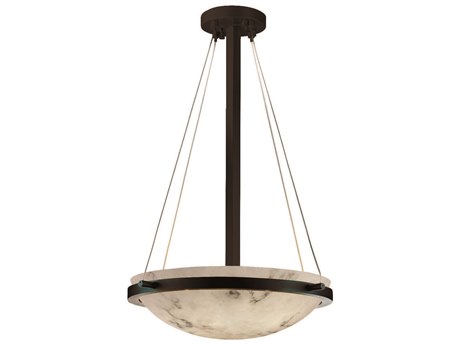 Justice Design Group Lumenaria 3-Light Bronze Bowl Pendant
