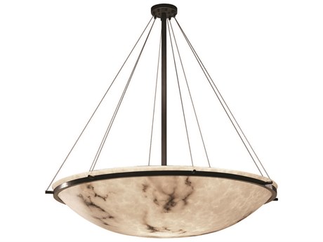 Justice Design Group Lumenaria 8-Light Bronze Bowl Pendant