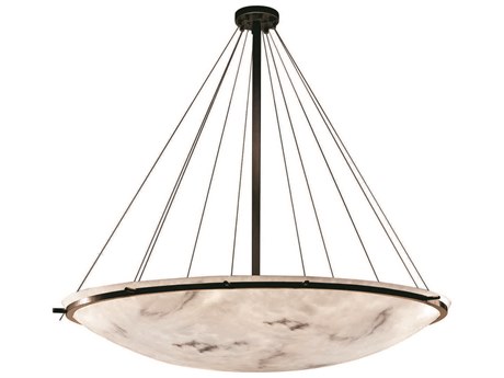 Justice Design Group Lumenaria 16-Light6-Light Bronze Bowl Pendant