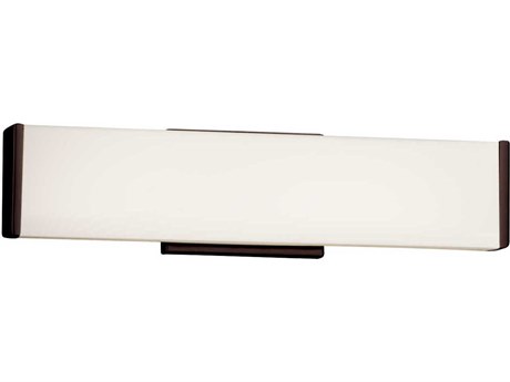 Justice Design Group Fusion Nickel Glass LED Vanity Light