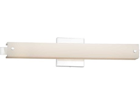 Justice Design Group Fusion Nickel Glass LED Vanity Light
