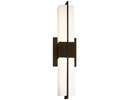 Justice Design Group Fusion Nickel Glass LED Vanity Light