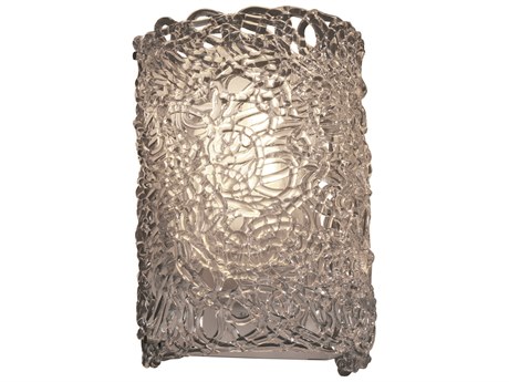 Justice Design Group Veneto Luce 2-Light Chrome Glass Wall Sconce