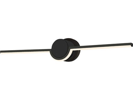 Justice Design Group Matte Black LED Vanity Light