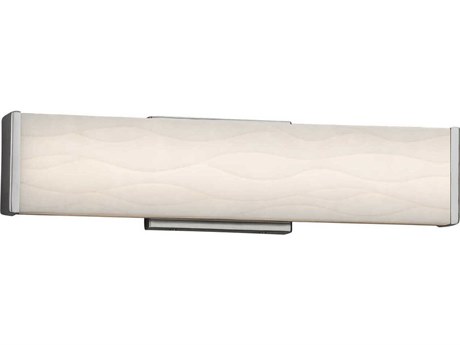 Justice Design Group Porcelina Nickel LED Vanity Light