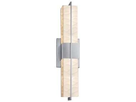 Justice Design Group Porcelina Nickel LED Wall Sconce