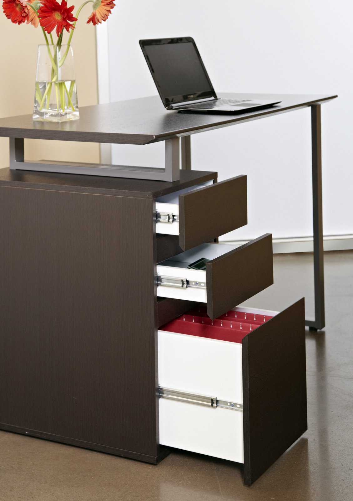 Unique Furniture 200 Series Espresso 48 X 24 Writing Desk With Unique Furniture 200 Series Espresso 48 X 24 Writing Desk With Drawers