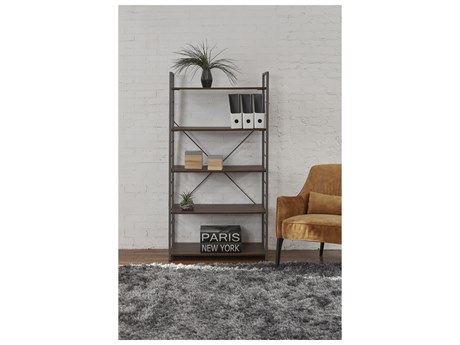 Unique Furniture Brown Bookcase