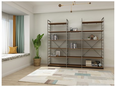 Unique Furniture Brown Bookcase
