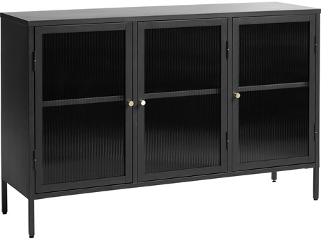 Unique Furniture Vega 52" Black & Golden Sideboard