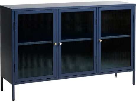 Unique Furniture Vega 52" Blue & Golden Sideboard