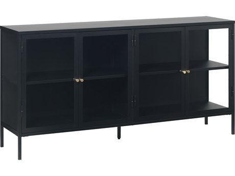 Unique Furniture Altair 67" Black & Golden Sideboard