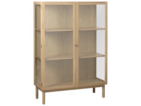 Unique Furniture Elba Solid Wood Display Cabinet