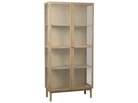 Unique Furniture Elba Solid Wood Display Cabinet