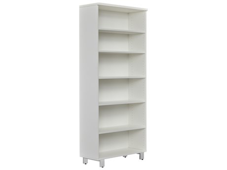 Unique Furniture Kalmar White Bookcase
