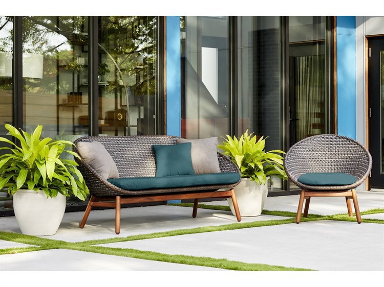 Jensen Outdoor Nest Loveseat IPE 3