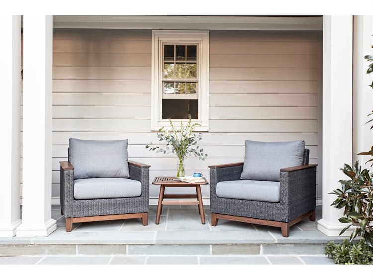 Jensen Outdoor Nest Side Table Brown 24in 4