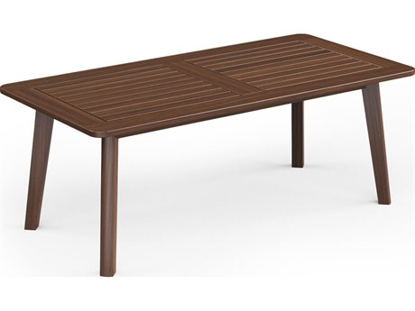 Jensen Outdoor Furniture Foundations Ipe IPEFoundations IPE 48" x 24" Rectangular Coffee Table