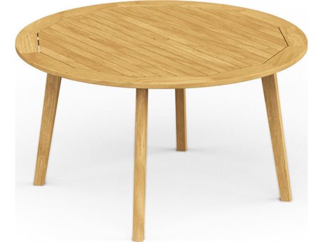 Jensen Outdoor Foundations Teak 52" Round Dining Table