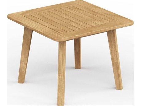 Jensen Outdoor Foundations Teak 24" Square Side Table