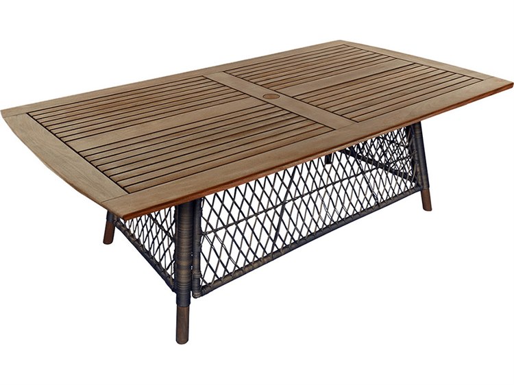 Jensen Vintage IPE Rectangular Dining Table Brown