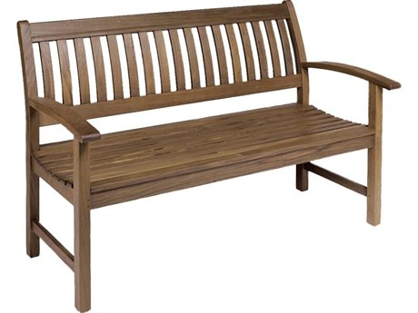 Jensen Outdoor Furniture Heritage IPE Lincoln Garden 55" Bench with Arms