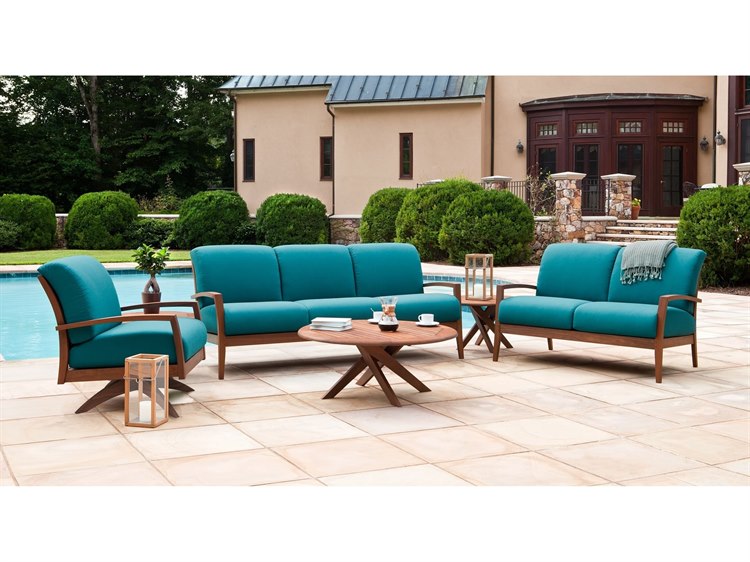 Jensen Outdoor Topaz IPE 41in Round Coffee Table 2