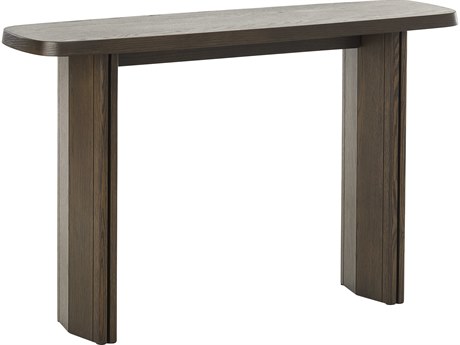 Unique Furniture Natu Rectangular Wood Espresso Console Table
