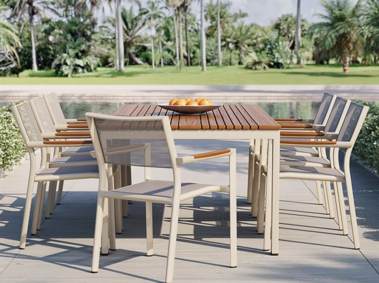Jensen Outdoor Breeze Ipe Dining Set 3