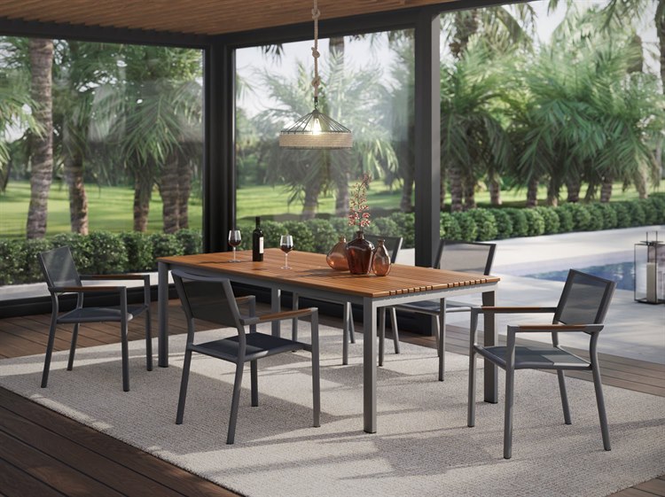 Jensen Outdoor Breeze Ipe Dining Set 4