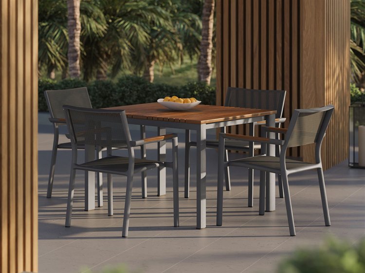 Jensen Outdoor Breeze Ipe Dining Set 2