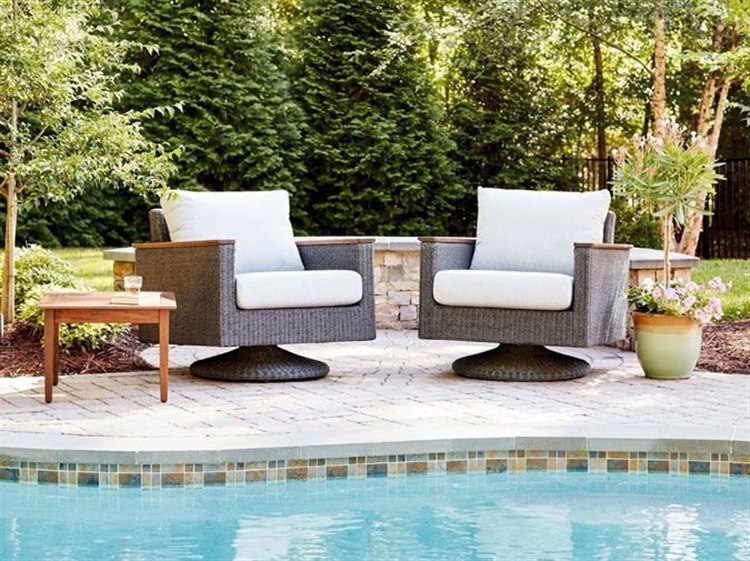 Jensen Outdoor Coral IPE Lounge Set 5